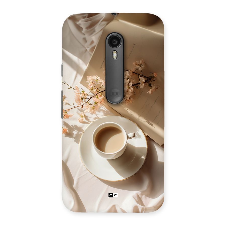 Early Morning Tea Back Case for Moto G Turbo