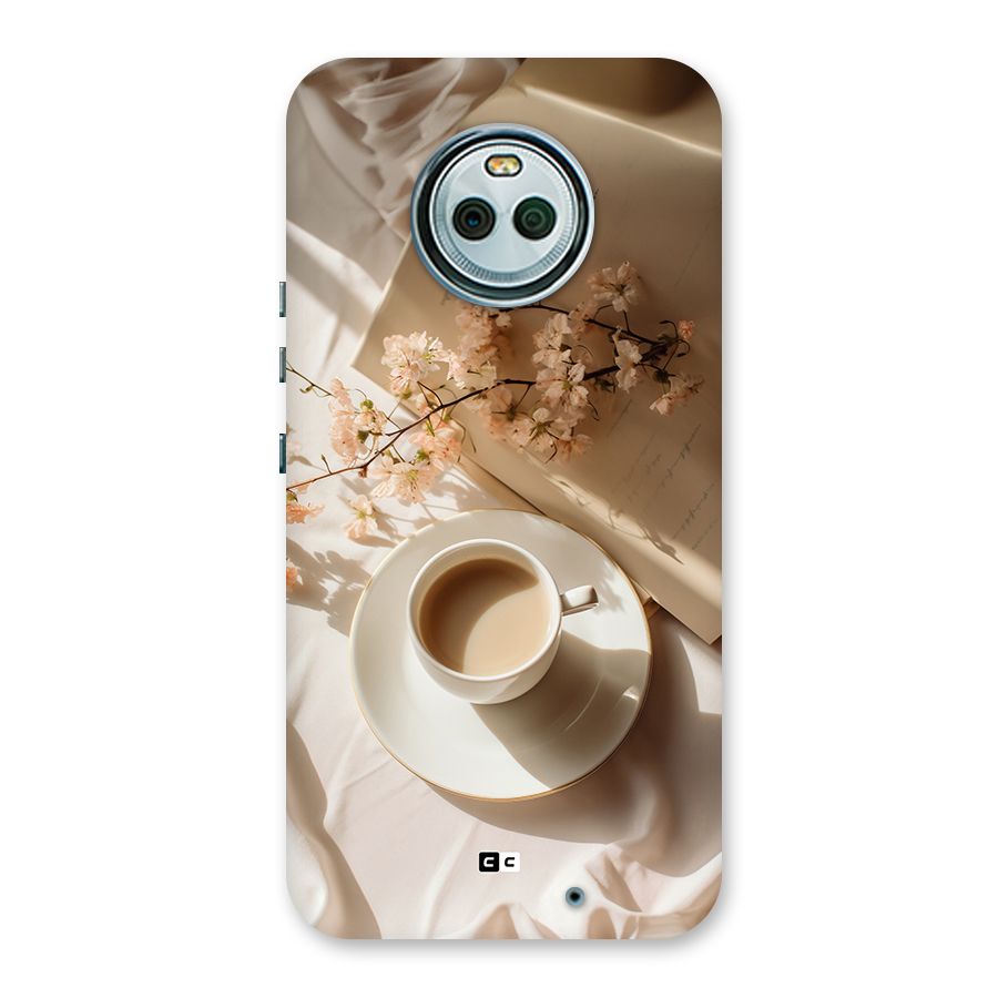 Early Morning Tea Back Case for Moto X4