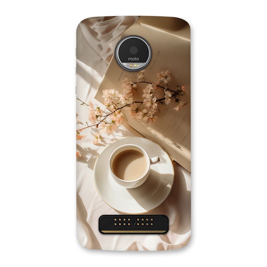 Early Morning Tea Back Case for Moto Z Play