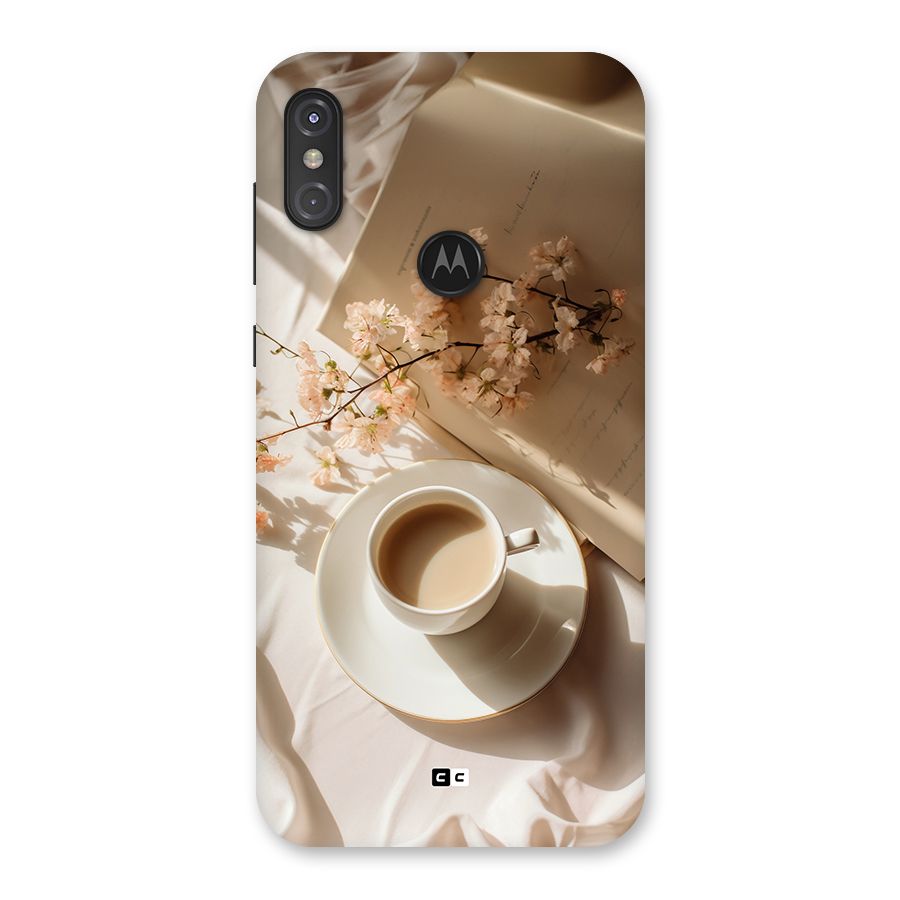 Early Morning Tea Back Case for Motorola One Power