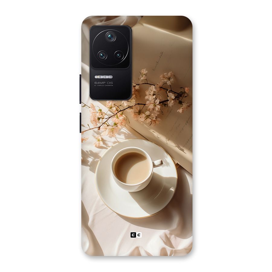 Early Morning Tea Back Case for Poco F4 5G