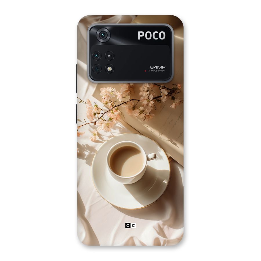 Early Morning Tea Back Case for Poco M4 Pro 4G