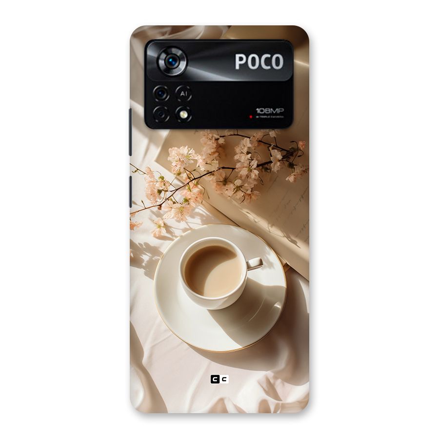 Early Morning Tea Back Case for Poco X4 Pro 5G