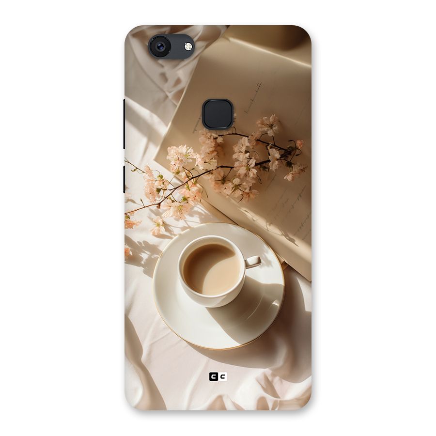 Early Morning Tea Back Case for Vivo V7 Plus