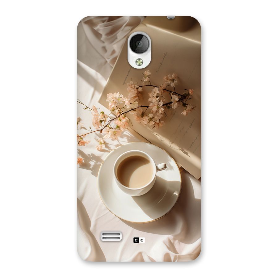 Early Morning Tea Back Case for Vivo Y21