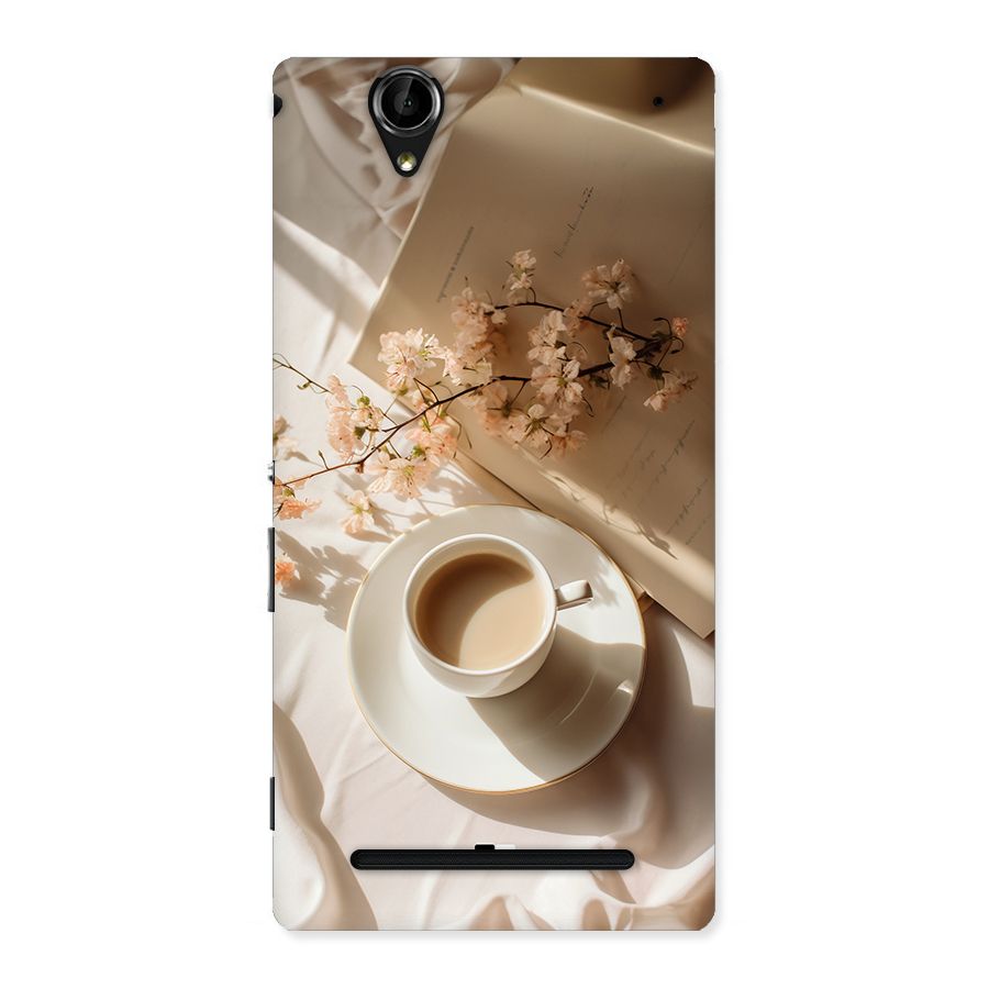 Early Morning Tea Back Case for Xperia T2
