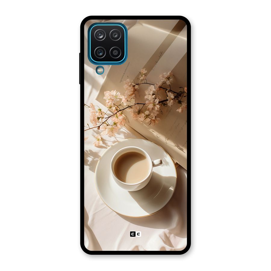 Early Morning Tea Glass Back Case for Galaxy A12