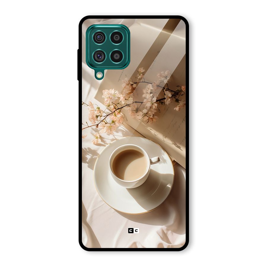 Early Morning Tea Glass Back Case for Galaxy F62