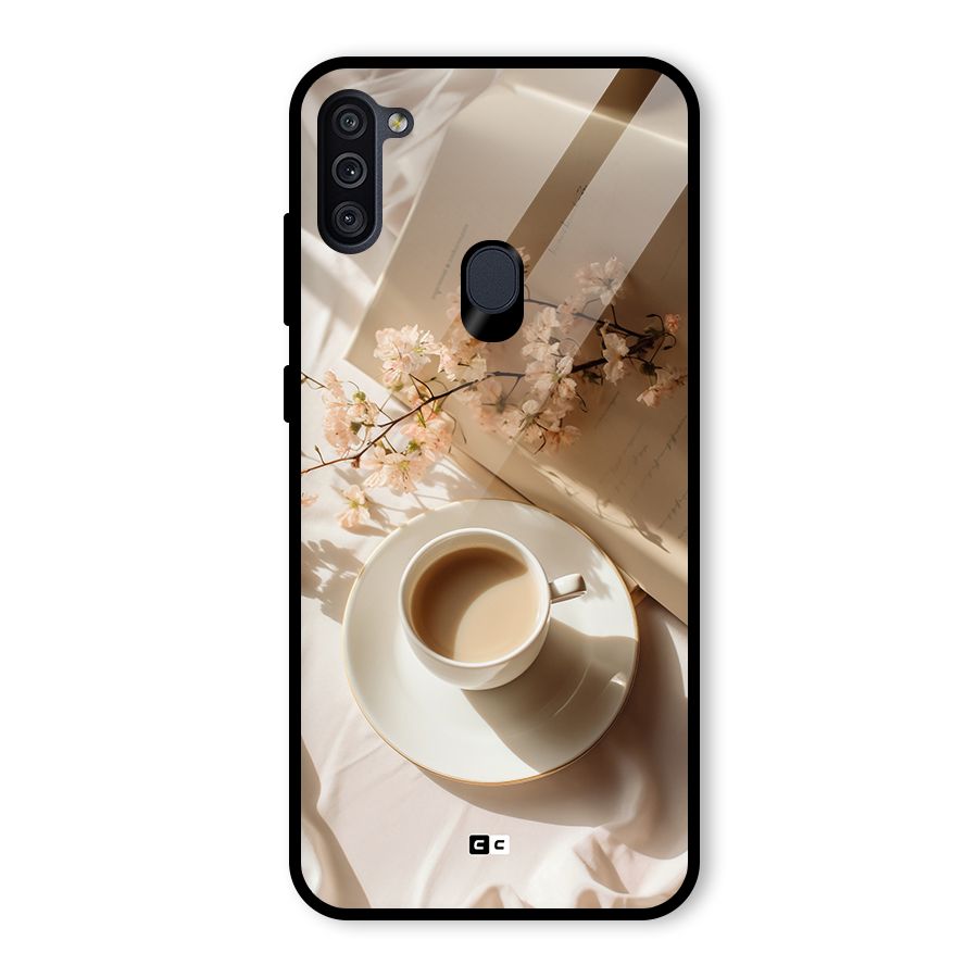 Early Morning Tea Glass Back Case for Galaxy M11