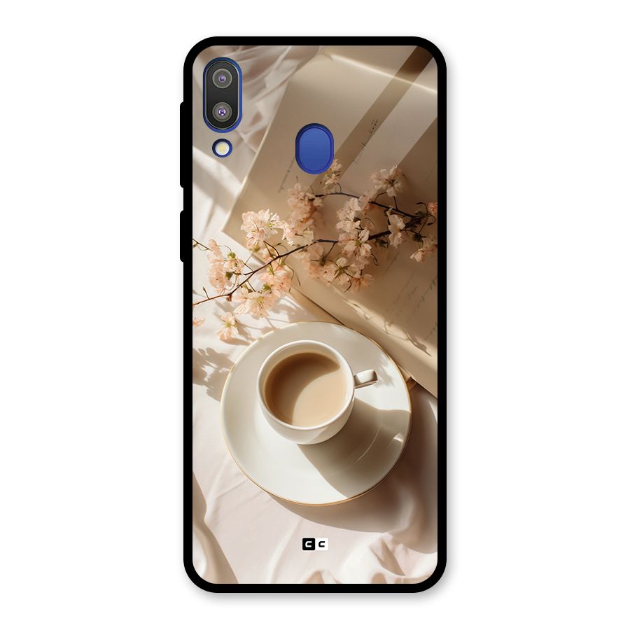 Early Morning Tea Glass Back Case for Galaxy M20