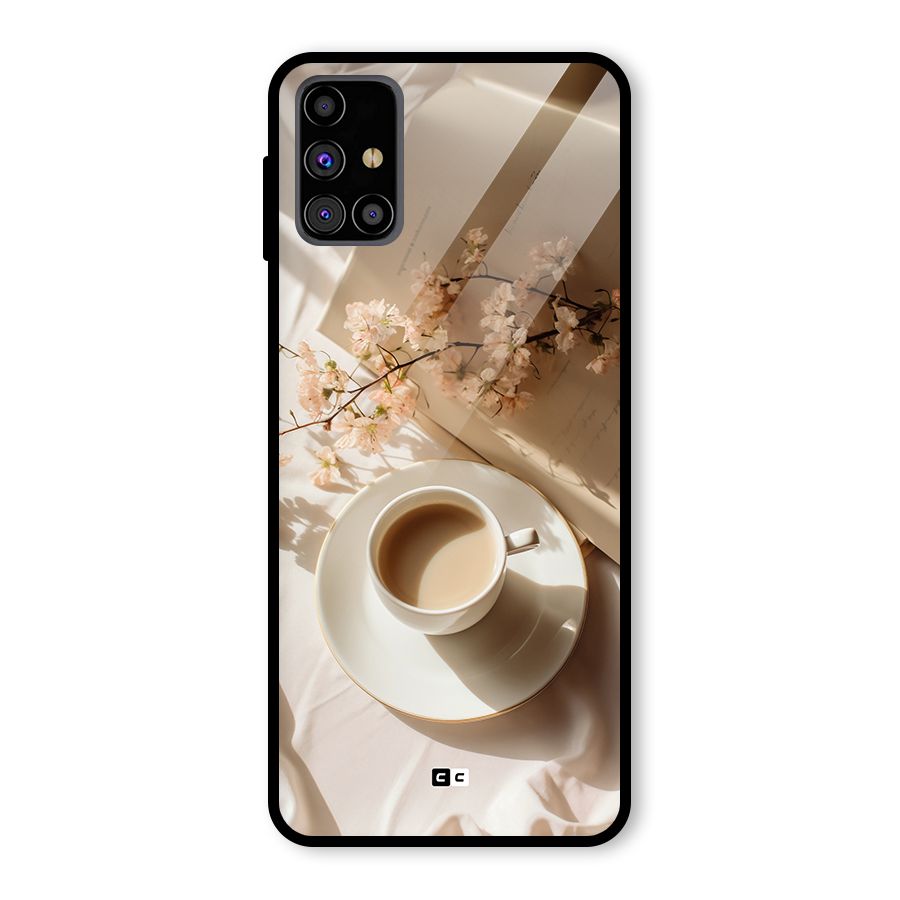 Early Morning Tea Glass Back Case for Galaxy M31s