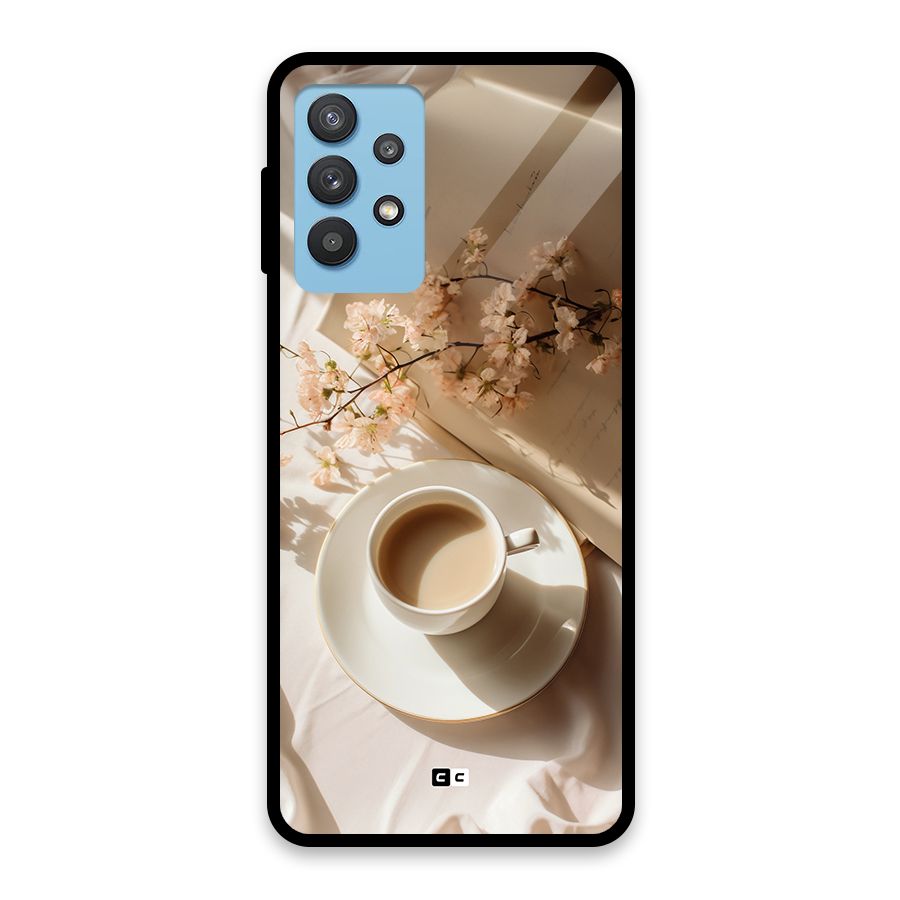 Early Morning Tea Glass Back Case for Galaxy M32 5G