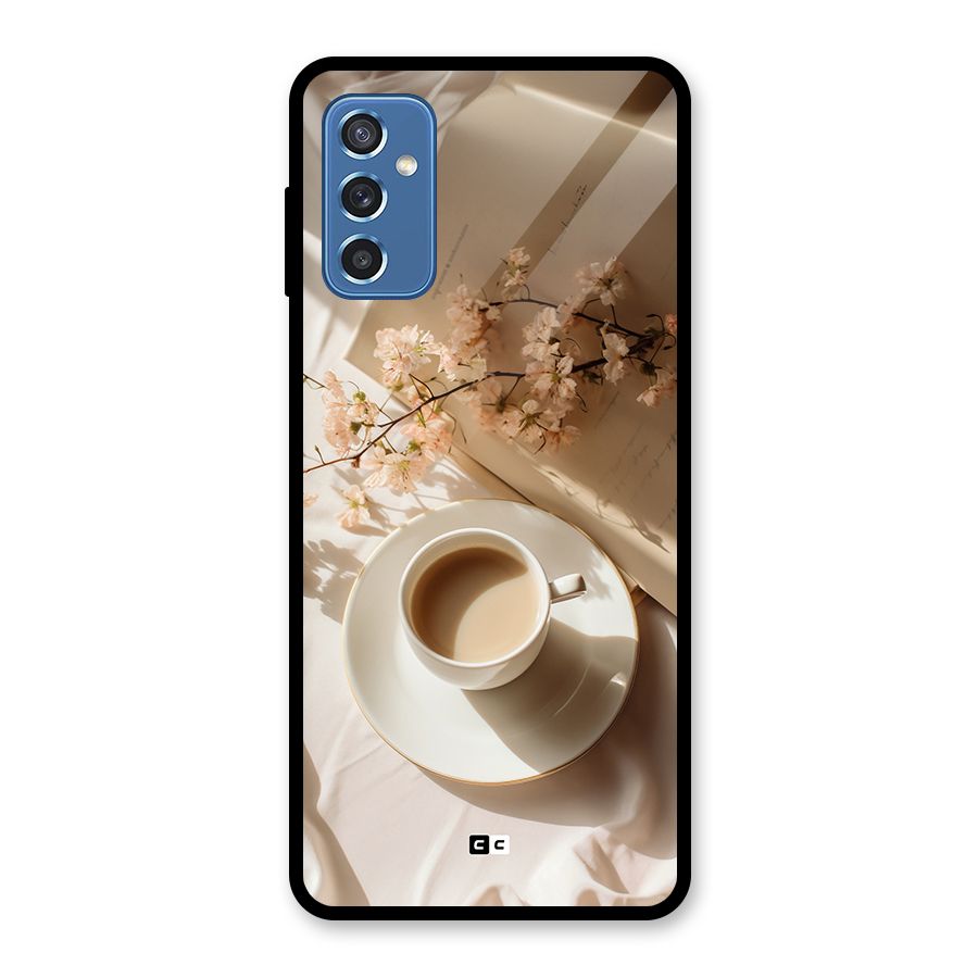 Early Morning Tea Glass Back Case for Galaxy M52 5G