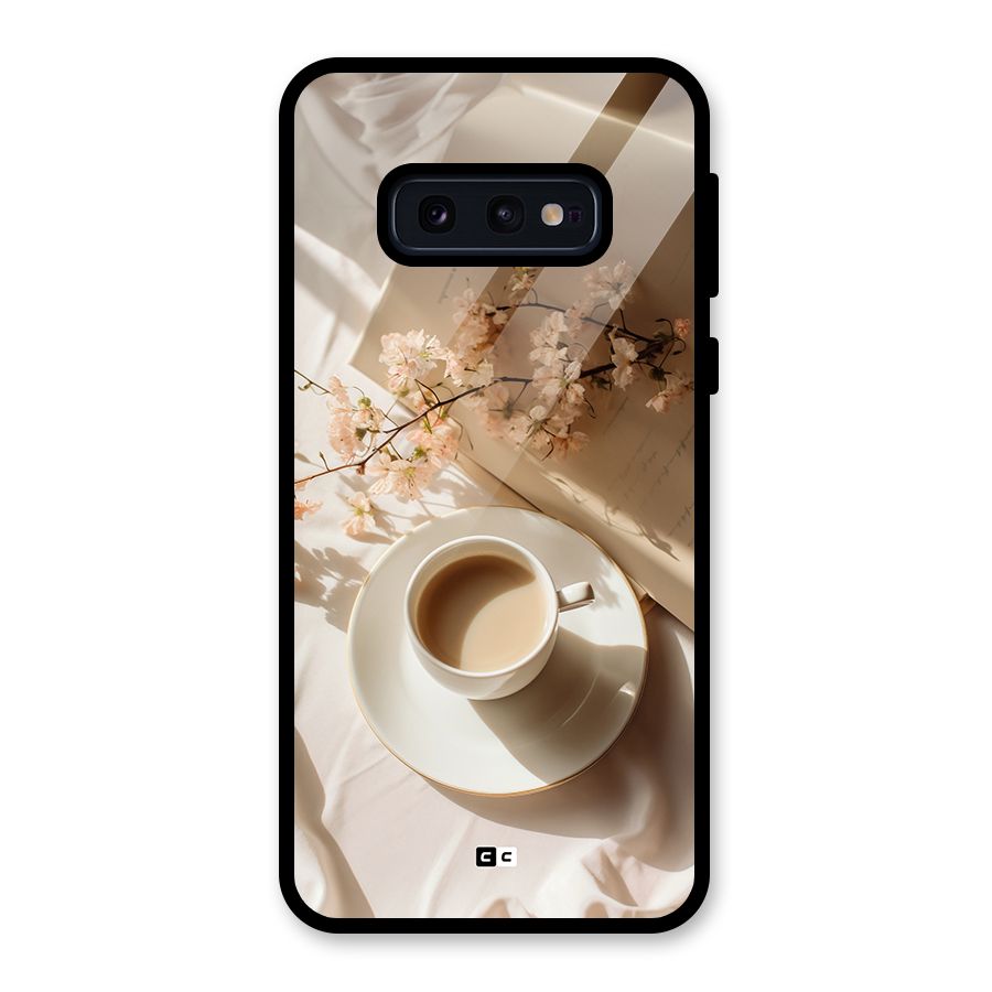 Early Morning Tea Glass Back Case for Galaxy S10e