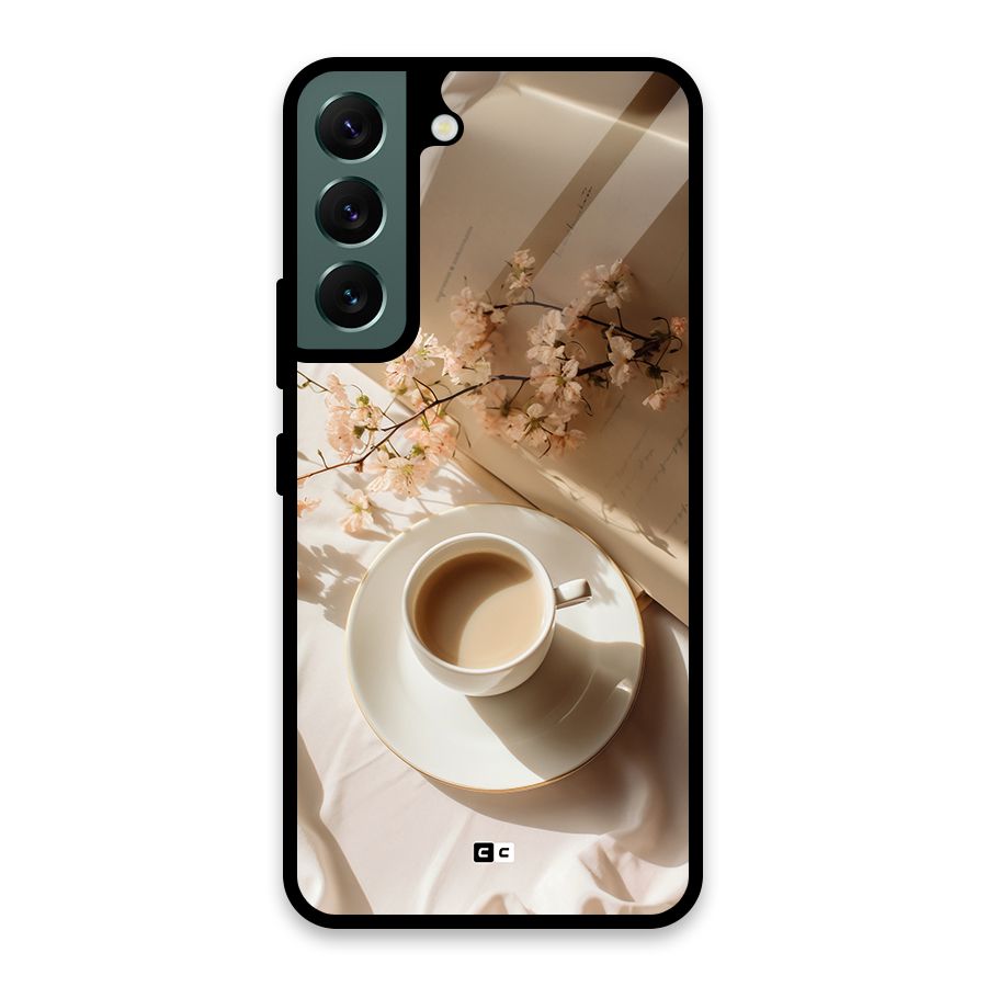 Early Morning Tea Glass Back Case for Galaxy S22 5G