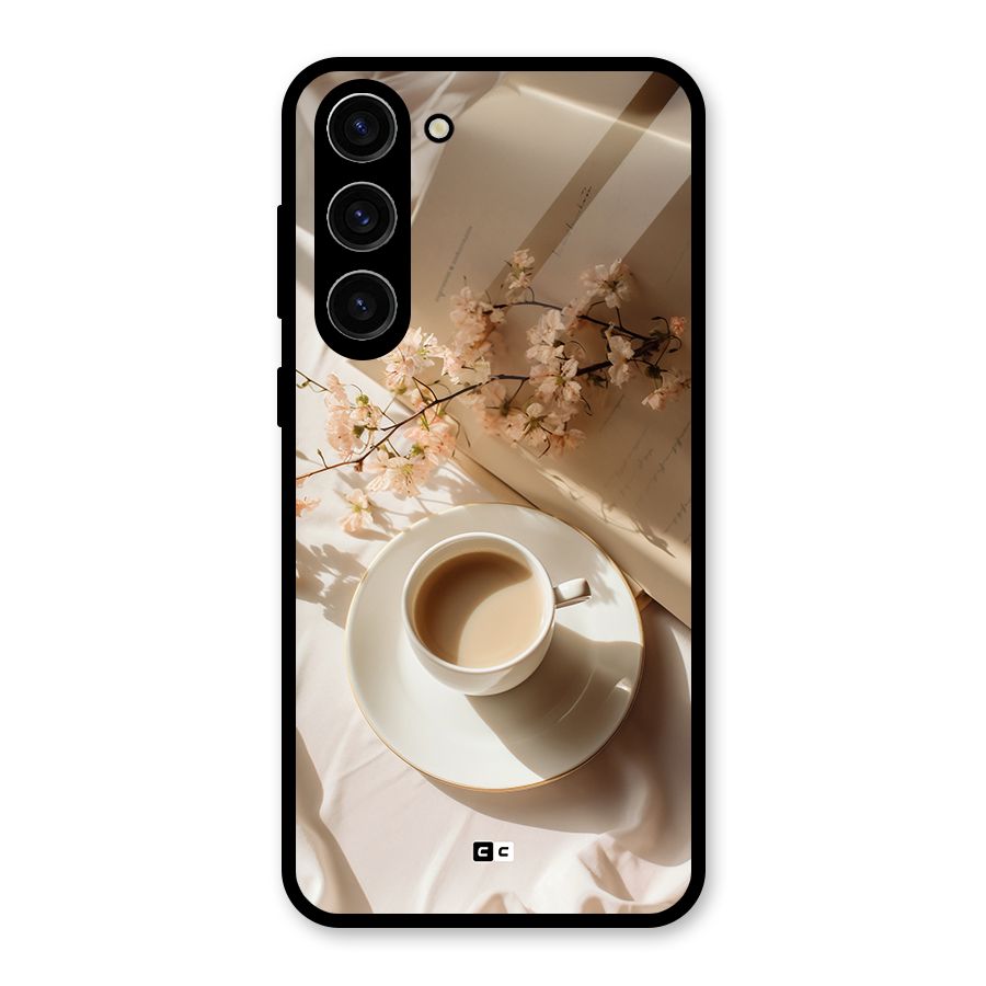 Early Morning Tea Glass Back Case for Galaxy S23 Plus