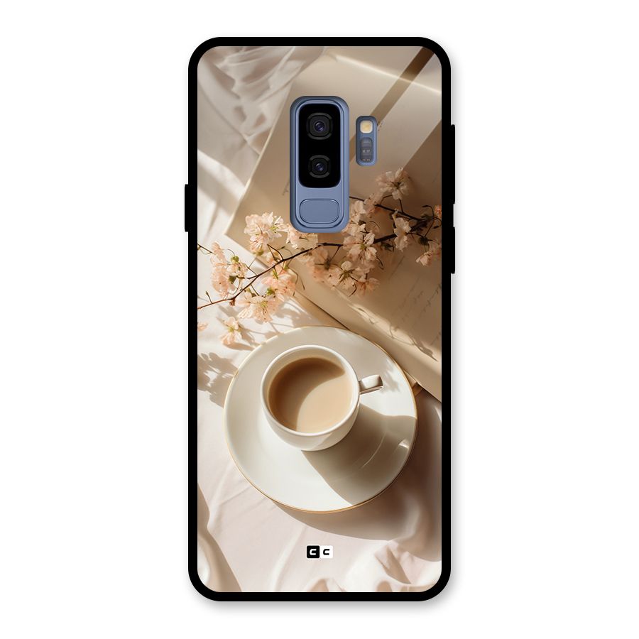 Early Morning Tea Glass Back Case for Galaxy S9 Plus