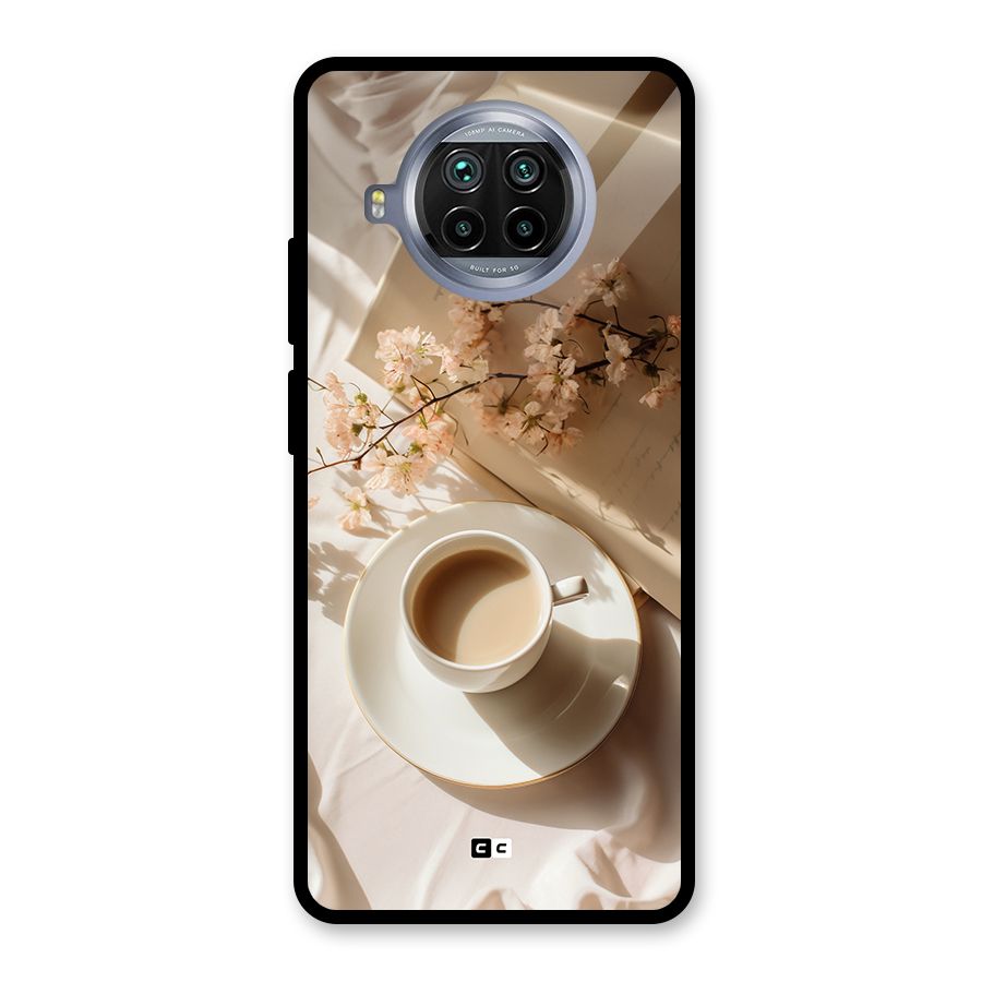 Early Morning Tea Glass Back Case for Mi 10i