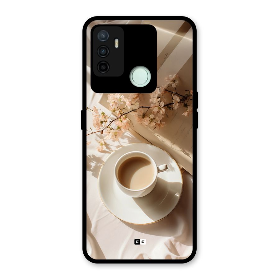 Early Morning Tea Glass Back Case for Oppo A53