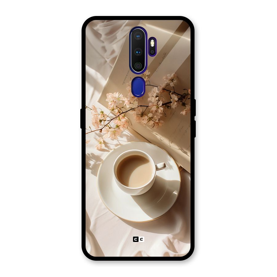 Early Morning Tea Glass Back Case for Oppo A9 (2020)