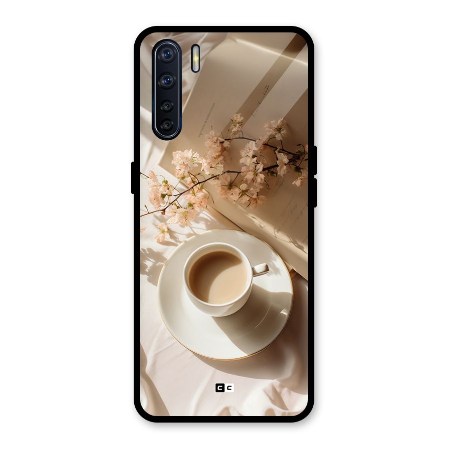 Early Morning Tea Glass Back Case for Oppo F15