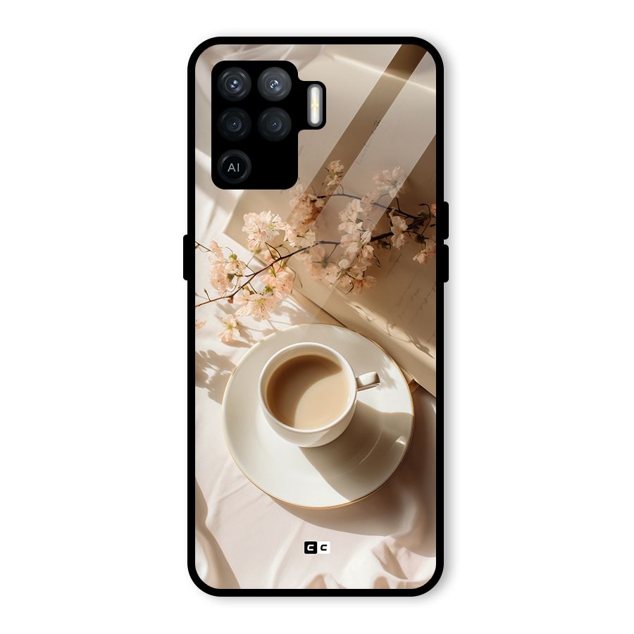 Early Morning Tea Glass Back Case for Oppo F19 Pro
