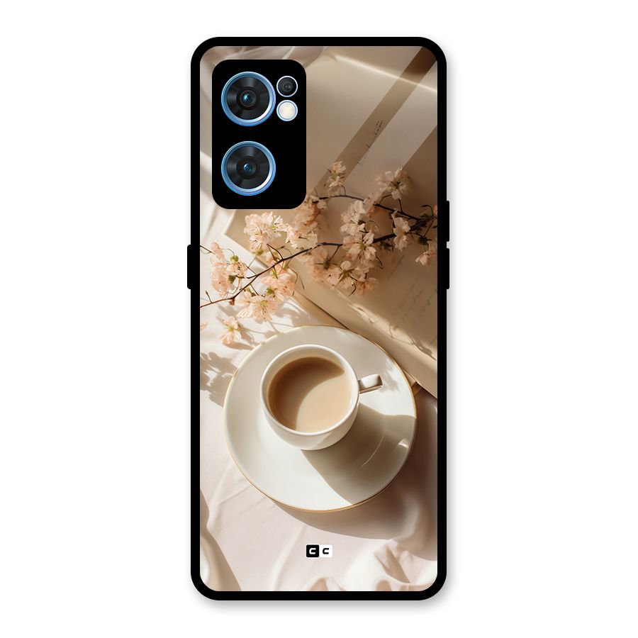 Early Morning Tea Glass Back Case for Oppo Reno7 5G