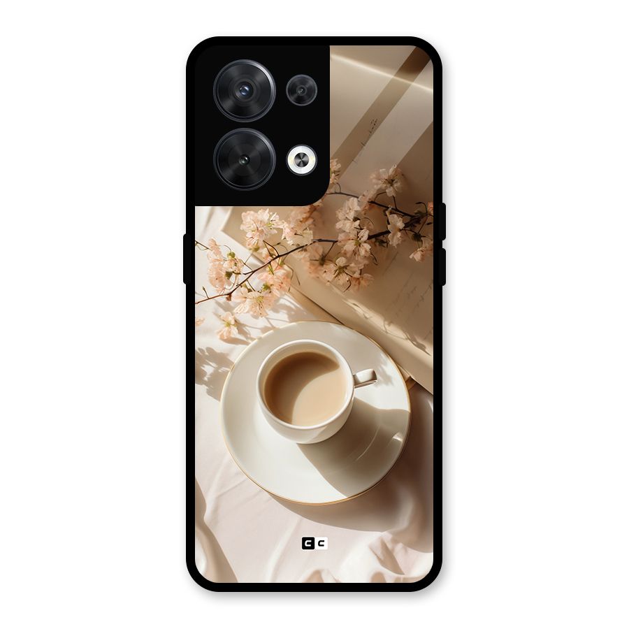Early Morning Tea Glass Back Case for Oppo Reno8 5G