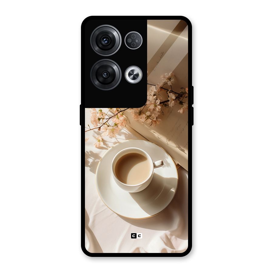 Early Morning Tea Glass Back Case for Oppo Reno8 Pro 5G