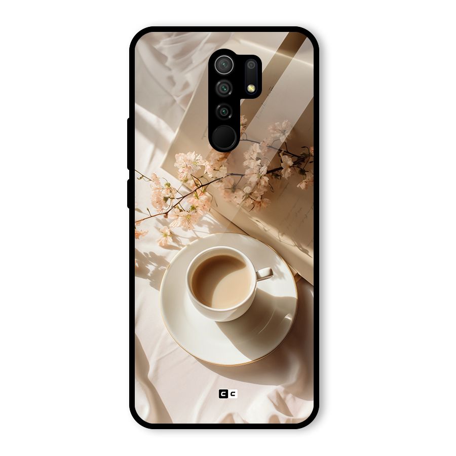 Early Morning Tea Glass Back Case for Poco M2