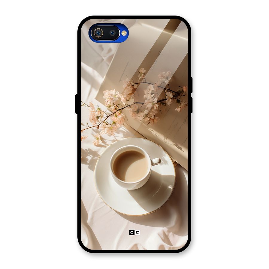 Early Morning Tea Glass Back Case for Realme C2