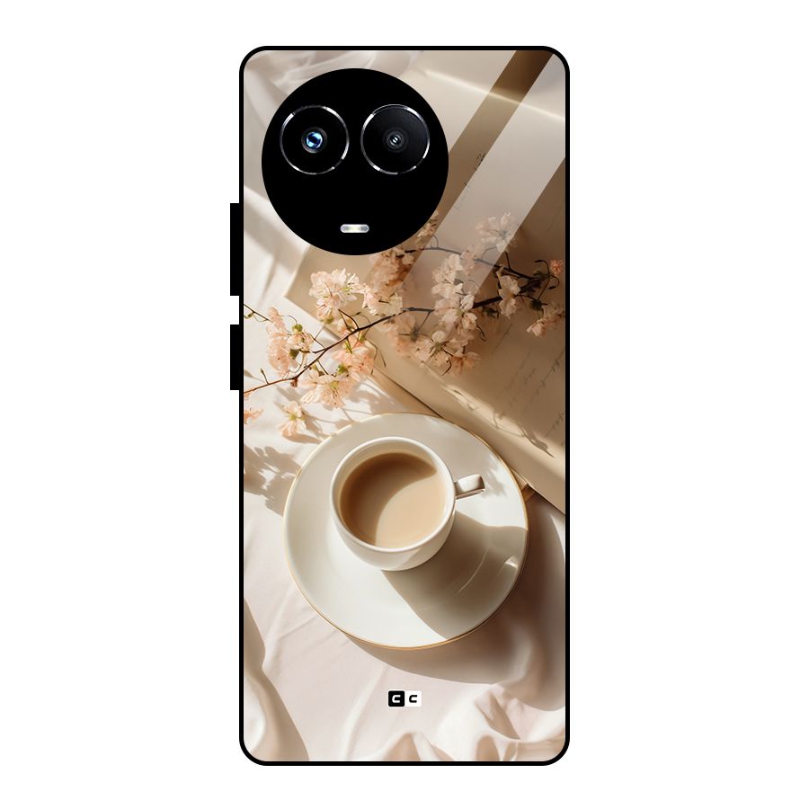 Early Morning Tea Glass Back Case for Realme Narzo 60X