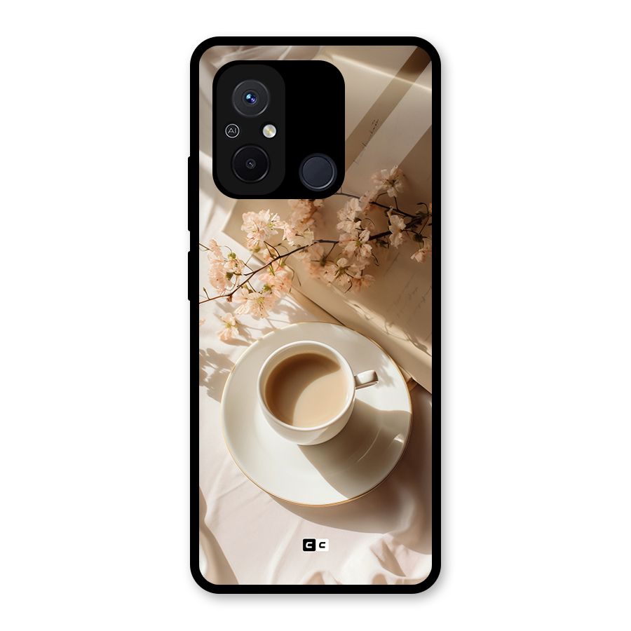 Early Morning Tea Glass Back Case for Redmi 12C