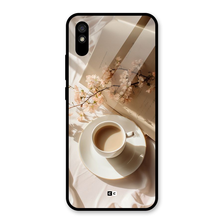 Early Morning Tea Glass Back Case for Redmi 9A