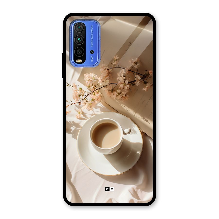 Early Morning Tea Glass Back Case for Redmi 9 Power