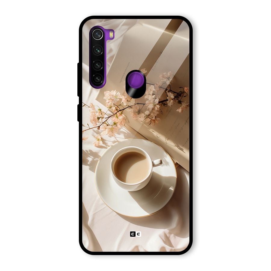 Early Morning Tea Glass Back Case for Redmi Note 8