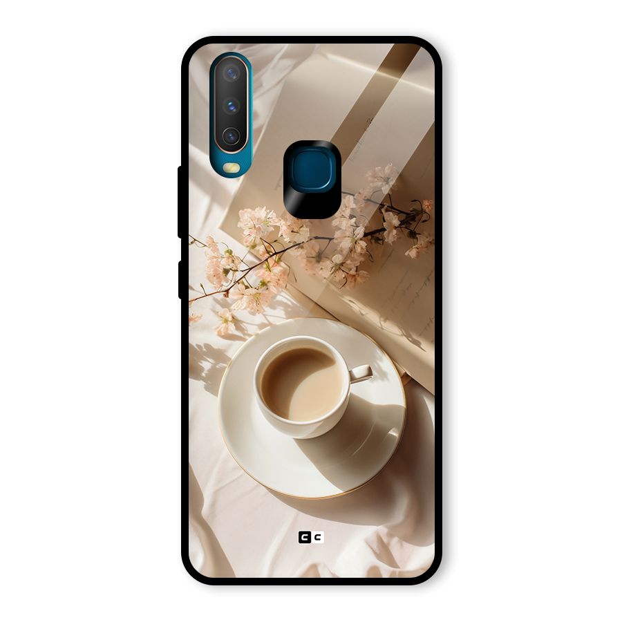 Early Morning Tea Glass Back Case for Vivo U10