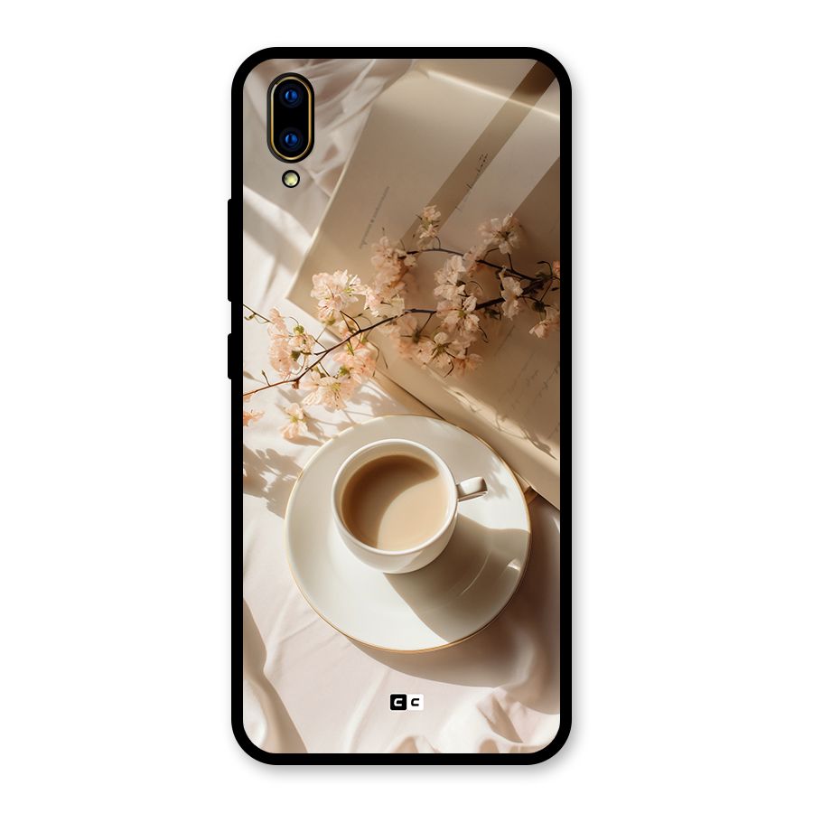Early Morning Tea Glass Back Case for Vivo V11 Pro