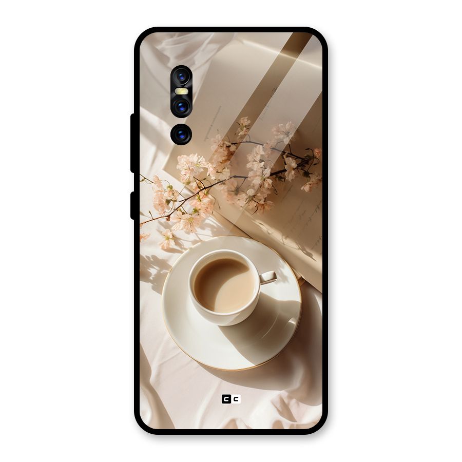 Early Morning Tea Glass Back Case for Vivo V15 Pro