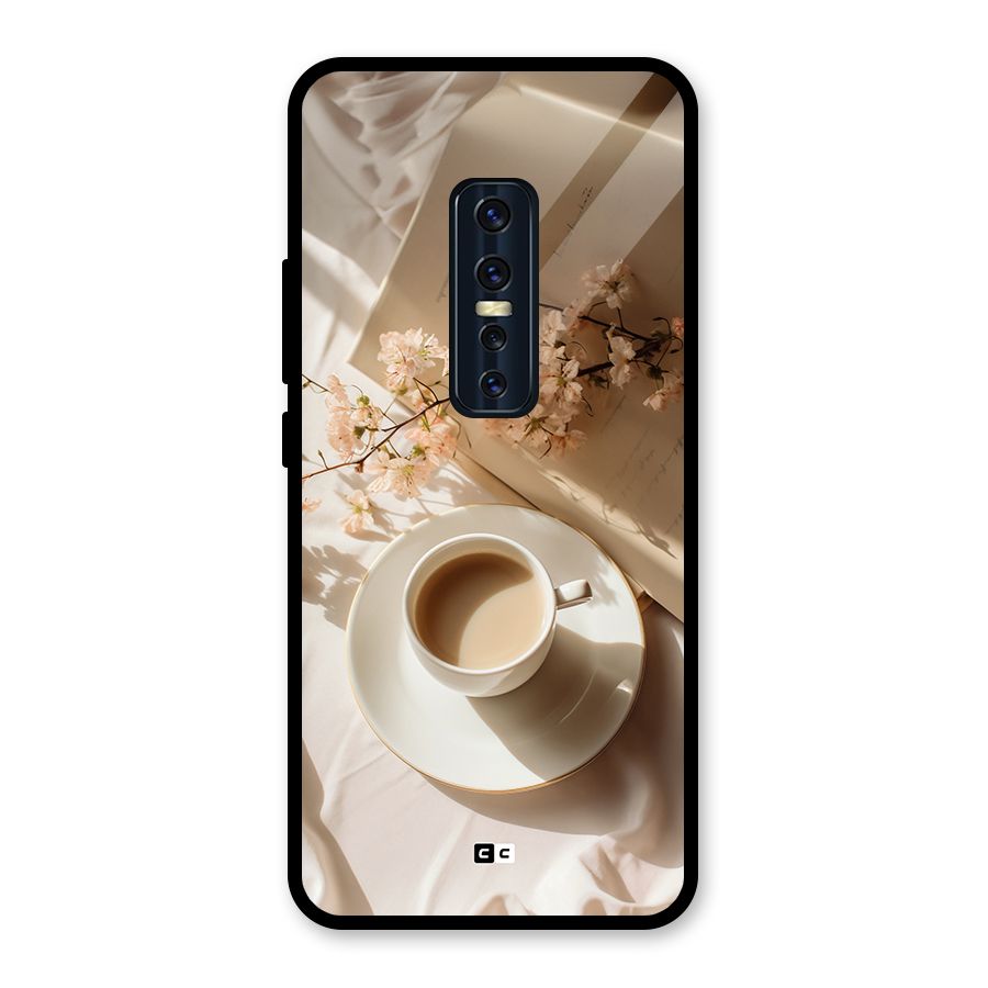 Early Morning Tea Glass Back Case for Vivo V17 Pro
