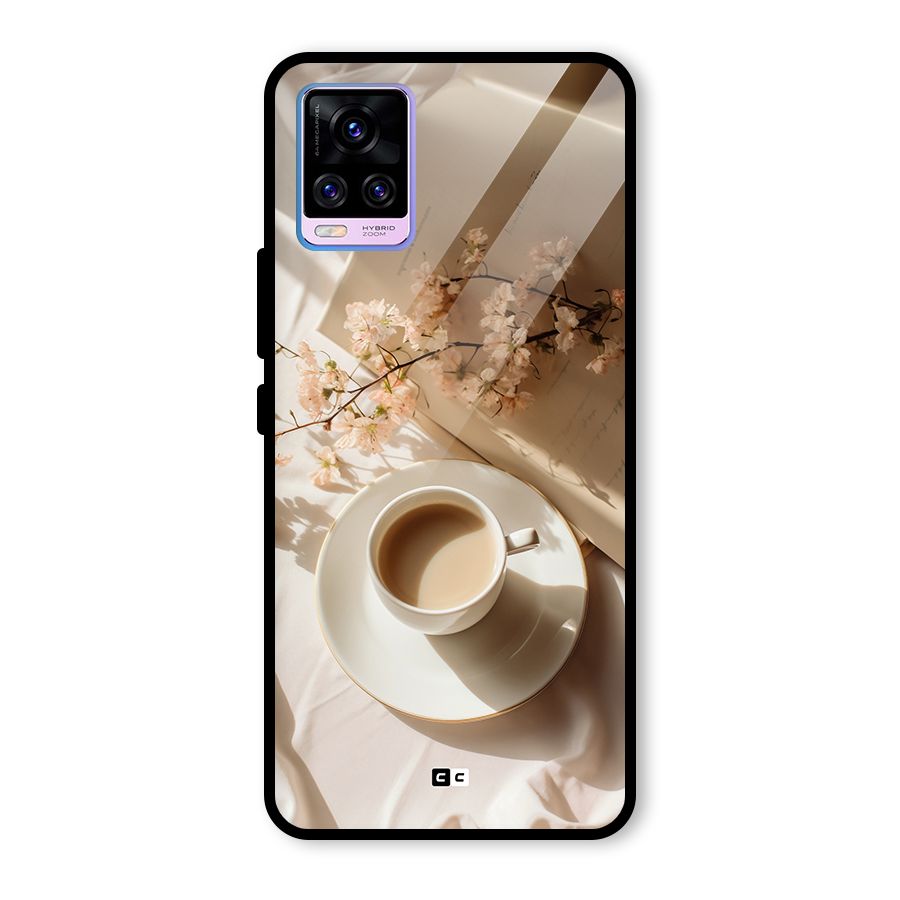 Early Morning Tea Glass Back Case for Vivo V20 Pro