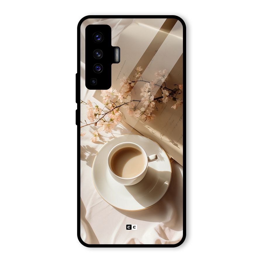 Early Morning Tea Glass Back Case for Vivo X50