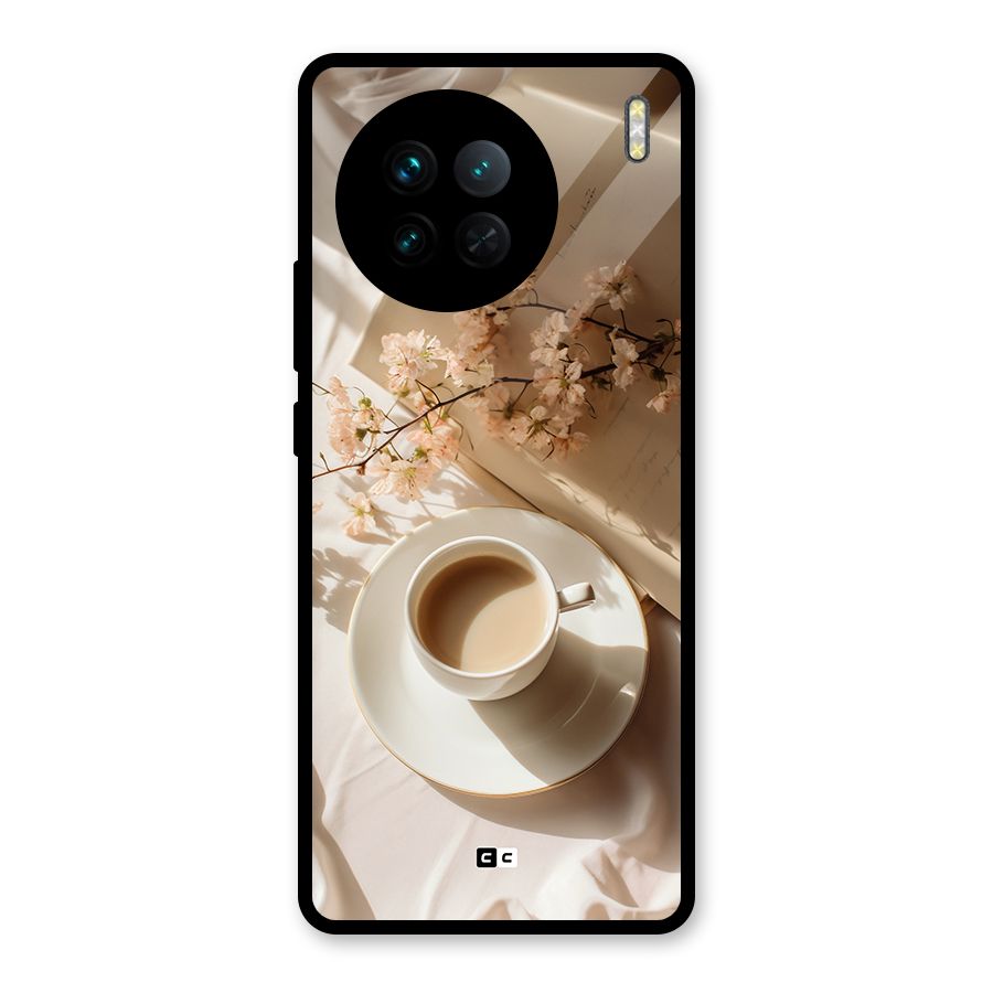 Early Morning Tea Glass Back Case for Vivo X90