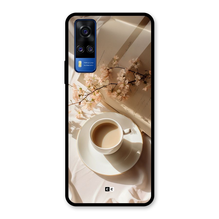 Early Morning Tea Glass Back Case for Vivo Y31