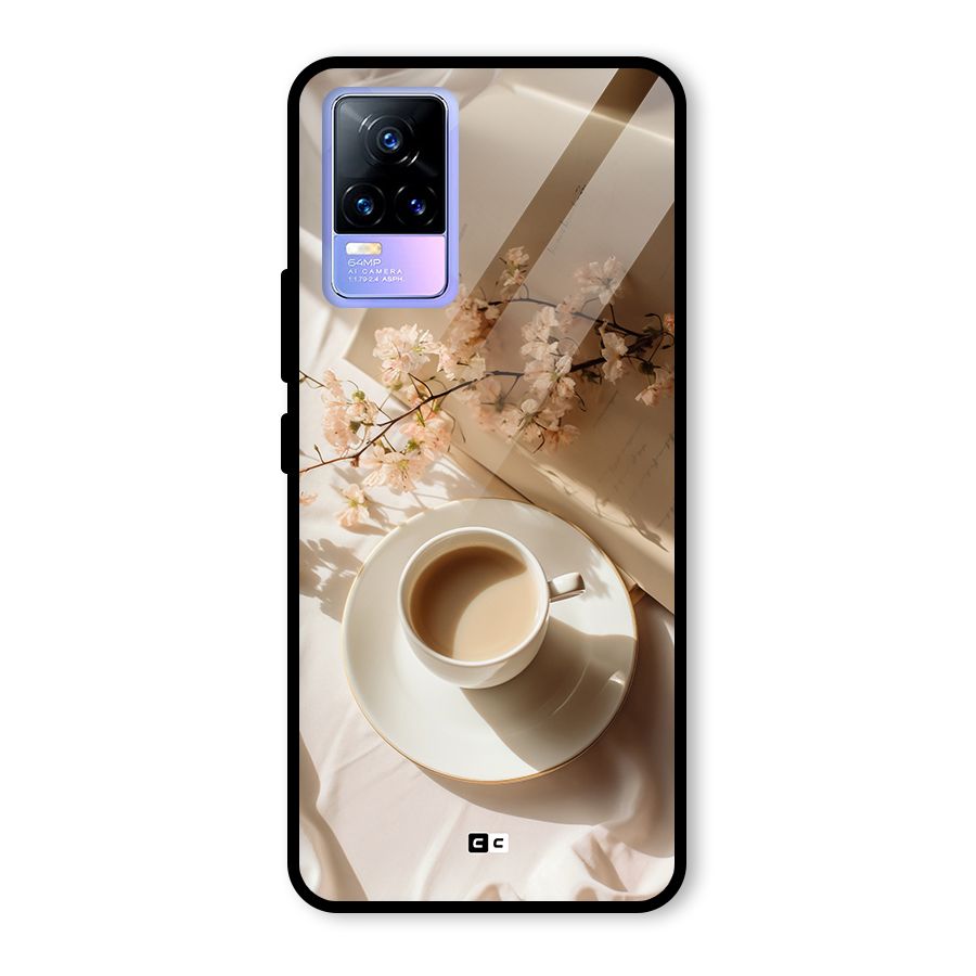 Early Morning Tea Glass Back Case for Vivo Y73