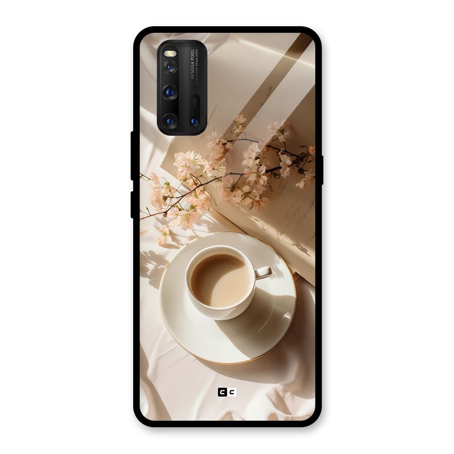 Early Morning Tea Glass Back Case for Vivo iQOO 3