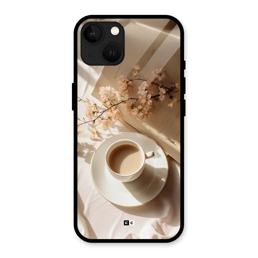 Early Morning Tea Glass Back Case for iPhone 13