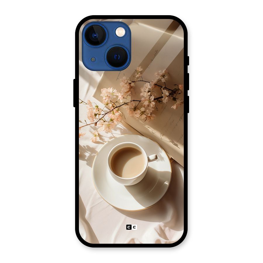 Early Morning Tea Glass Back Case for iPhone 13 Mini
