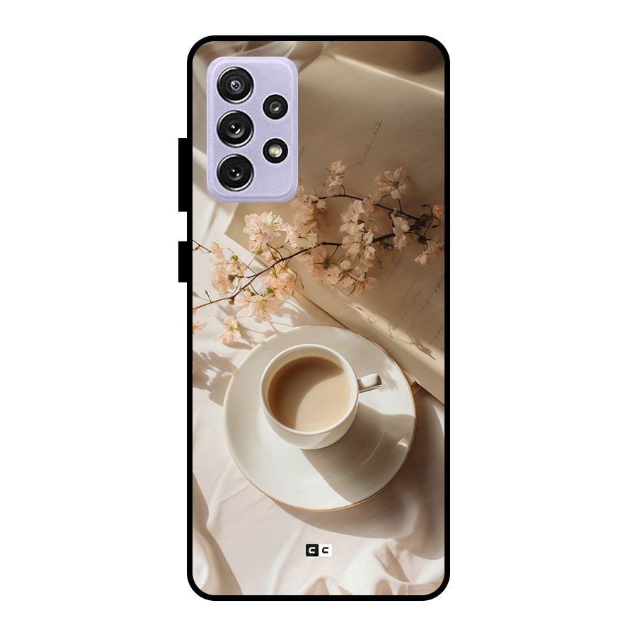 Early Morning Tea Metal Back Case for Galaxy A72