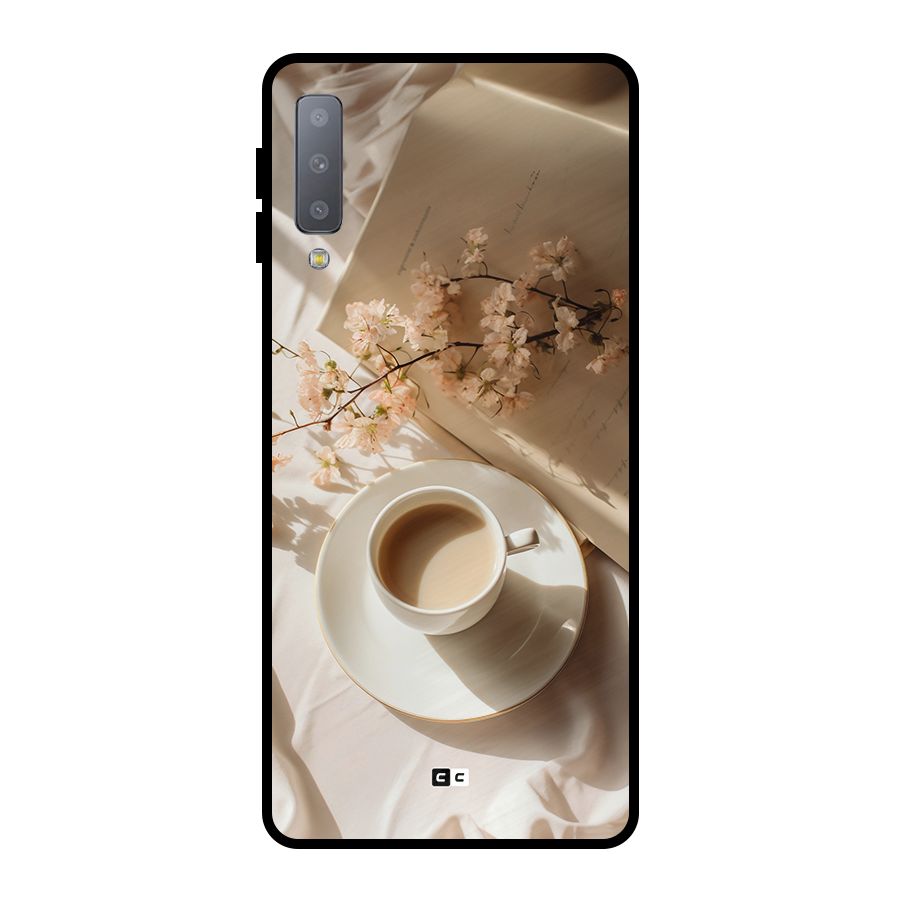 Early Morning Tea Metal Back Case for Galaxy A7 (2018)